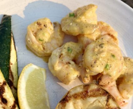 Lemon Shrimp with Horseradish-Mustard Sauce – Low-Cal & Tasty Recipe